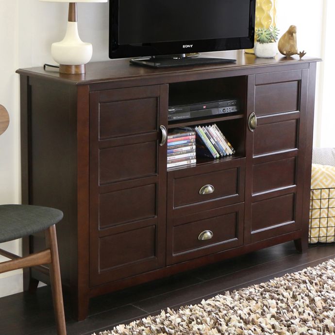 Forest Gate 52 Rustic Wood Tv Stand Console Bed Bath Beyond