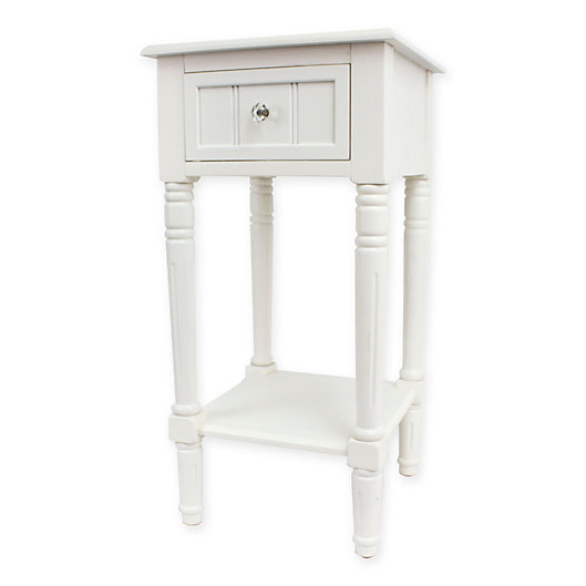 Alternate image 1 for Decor Therapy Simplify 1-Drawer Square Accent Table