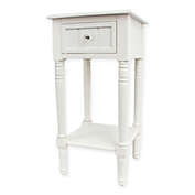 Decor Therapy Simplify 1-Drawer Square Accent Table
