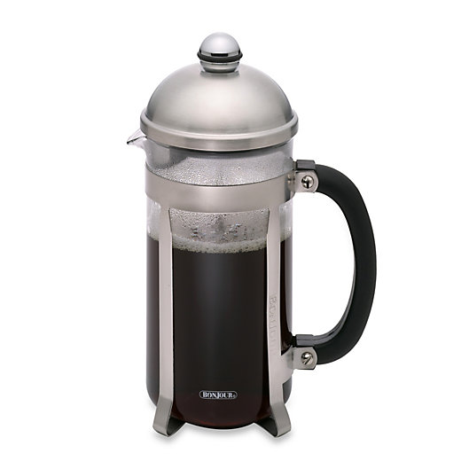 Alternate image 1 for BonJour® Maximus 8-Cup French Press in Stainless Steel