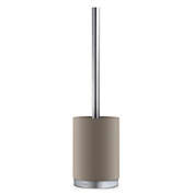 Blomus Ara Free-Standing Stainless Steel Toilet Brush with Stoneware Holder in Taupe