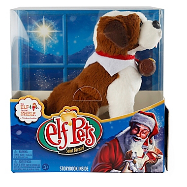 Elf on the Shelf Elf Pets Saint Bernard & Book  UK Seller 