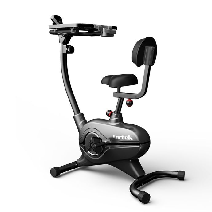 Upright Workstation Exercise Bike in Grey Bed