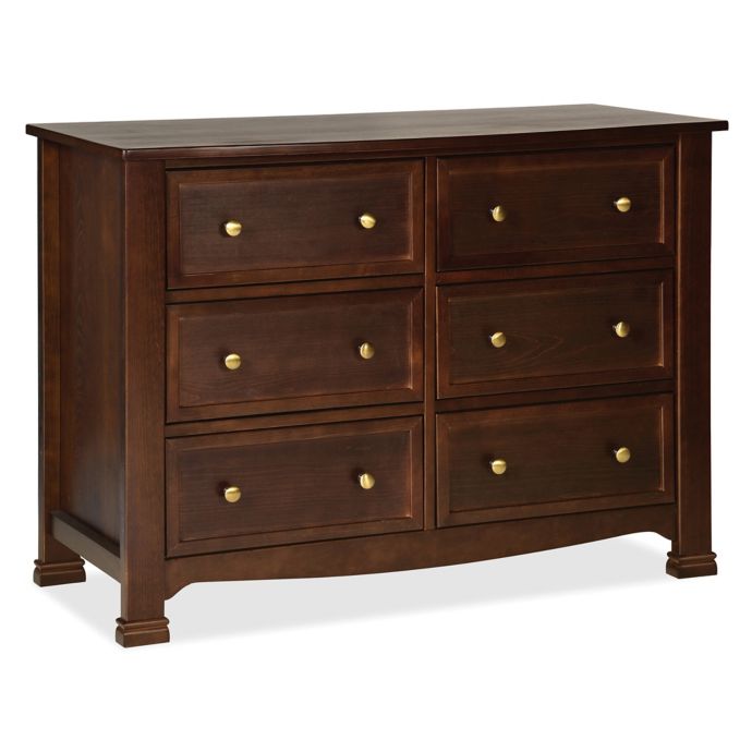 Davinci Kalani 6 Drawer Double Wide Dresser In Espresso Buybuy Baby