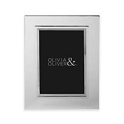 Olivia & Oliver® Madison 5-Inch x 7-Inch Silver Plated Picture Frame