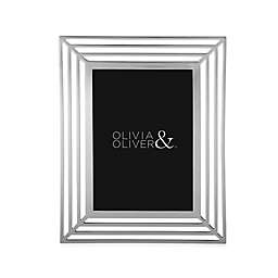 Olivia & Oliver® Chloe 5-Inch x 7-Inch Picture Frame in Silver