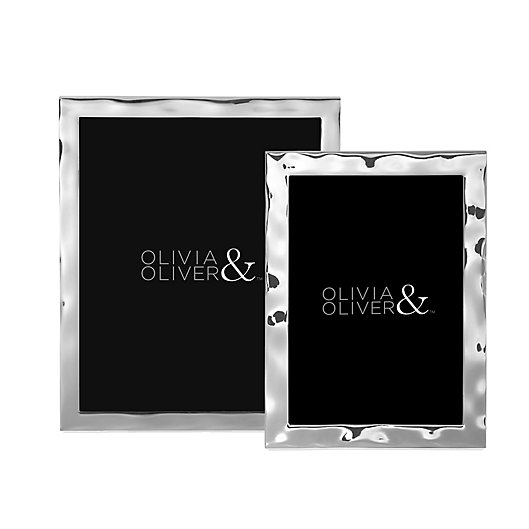 Alternate image 1 for Olivia & Oliver® Harper Silver-Plated Picture Frame
