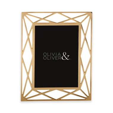 Olivia &amp; Oliver&reg; Mila 5-Inch x 7-Inch Picture Frame in Gold. View a larger version of this product image.
