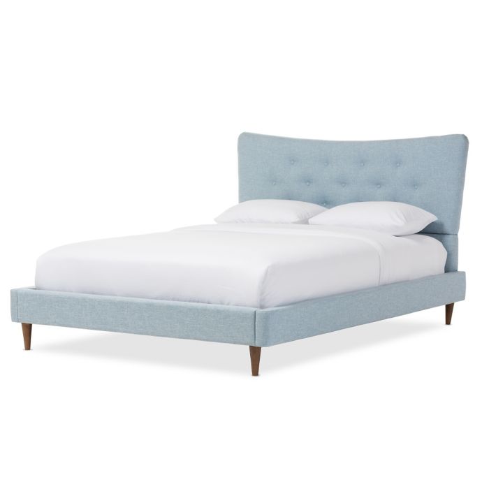 Baxton studio beds (platform), double, gray/walnut see more. wholesale interiors