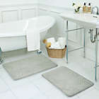 Alternate image 1 for Bounce Comfort Chain Ring Memory Foam 2-Piece Bath Mat Set  in Light Grey