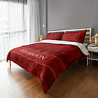 Alternate image 0 for Holiday Snowflakes King Duvet Cover in Red