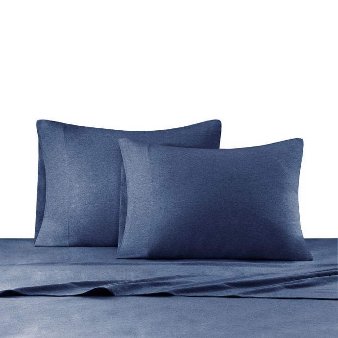 INK+IVY Heathered Cotton Jersey Knit Sheet Set Bed Bath & Beyond
