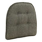 Alternate image 0 for Tufted Grassland Chair Pad in Smoke with Gripper&reg;