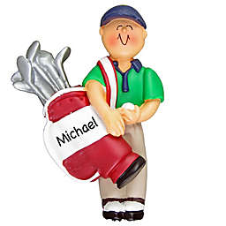 Golfer Christmas Ornament