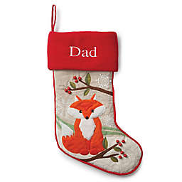 Forest Friends 21-Inch Fox Christmas Stocking