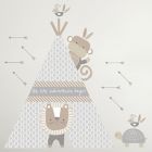 Alternate image 4 for Levtex Baby&reg; Kenya 5-Piece Crib Bedding Set in Grey