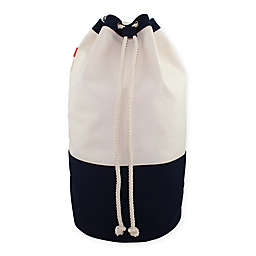CB Station Laundry Duffel Bag in Natural/Navy