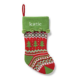 Tree Knit 20-Inch Christmas Stocking