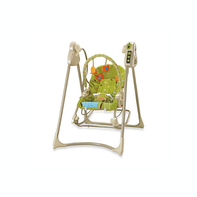 Fisher Price Green Meadow Baby Swing N Rocker Buybuy Baby