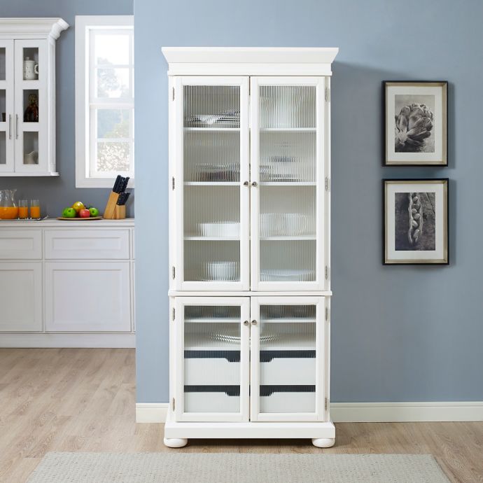 Crosley Alexandria Kitchen Pantry In White Bed Bath Beyond