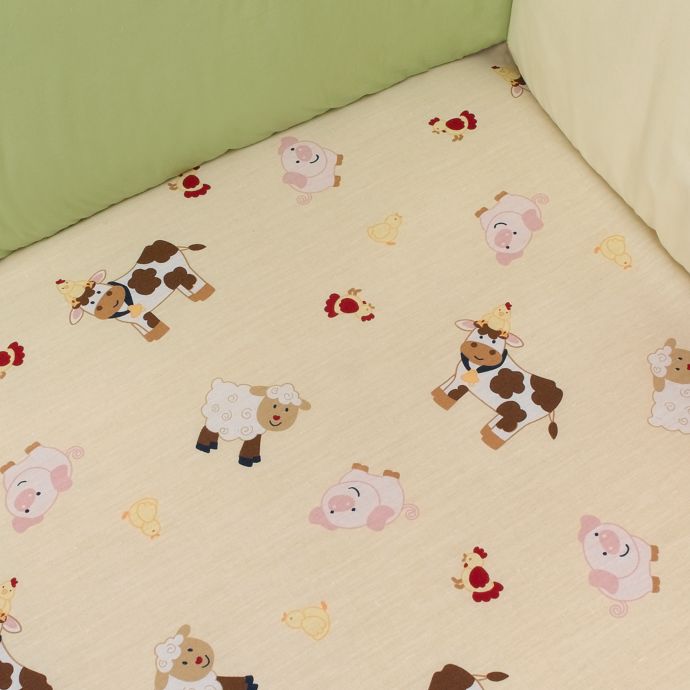 Farm Babies Fitted Crib Sheet By Nojo Buybuy Baby