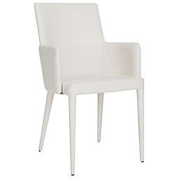 Safavieh Summerset Polyurethane Arm Chair in White