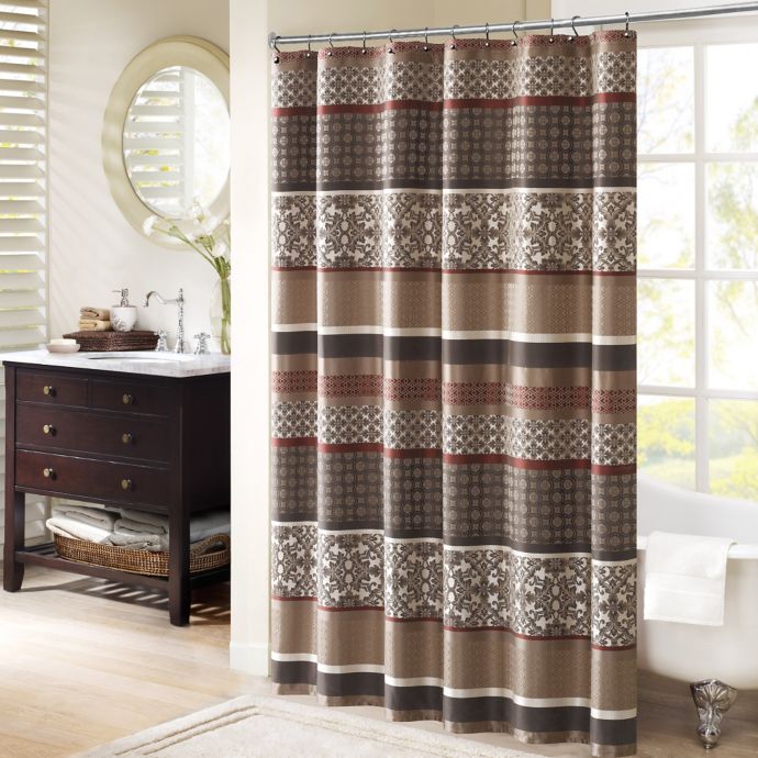 Madison Park Princeton 72-Inch Shower Curtain | Bed Bath & Beyond