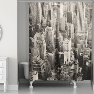 new york shower curtain