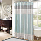Madison Park Amherst 72-Inch Shower Curtain in Aqua