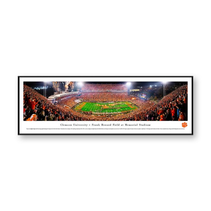 Ncaa Framed Stadium Photo Of Clemson University Frank