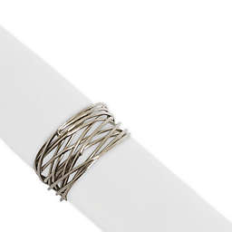 Twisted Wire Napkin Ring in Silver