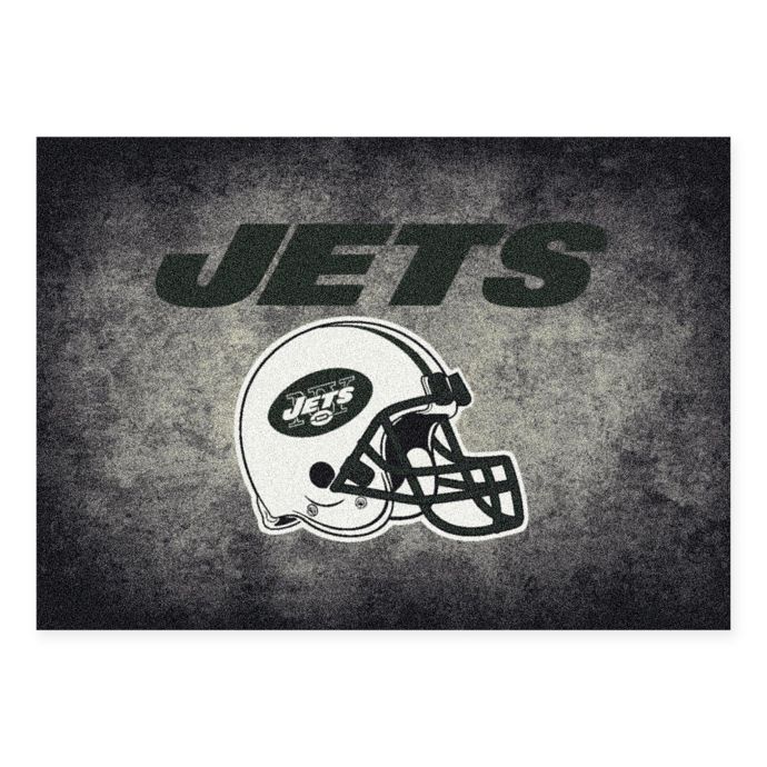 Milliken NFL New York Jets 5foot 4Inch x 7Foot 8Inch Area Rug Bed