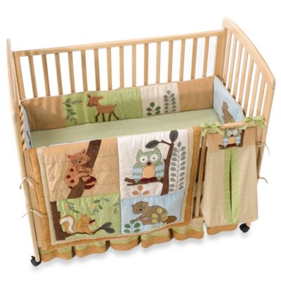 enchanted forest crib bedding