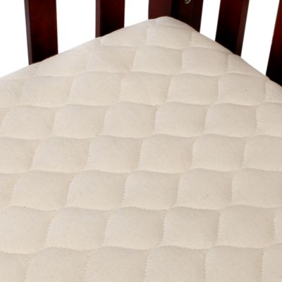 Bawum 5-Layer Soft Waterproof Fitted Organic Crib Protective Mattress Pad Cover