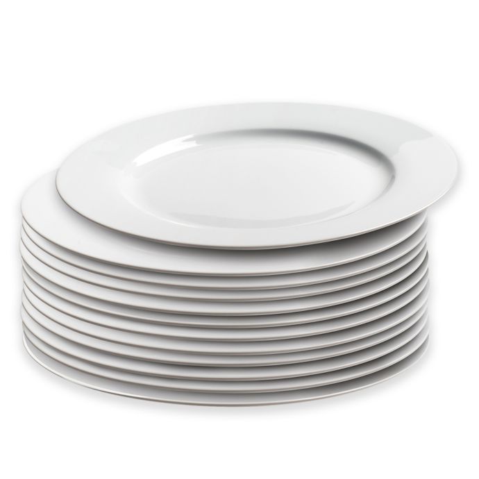 Caterer's Dinner Plates in White (Set of 12) | Bed Bath & Beyond