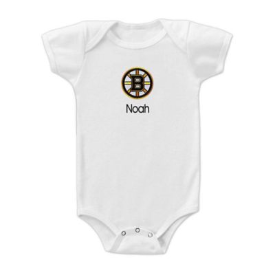 boston bruins baby onesie