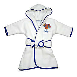 Designs by Chad and Jake NBA New York Knicks Personalized Hooded Robe in White