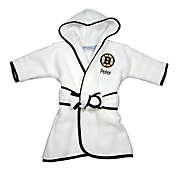 Designs by Chad and Jake NHL Boston Bruins Personalized Hooded Robe in White