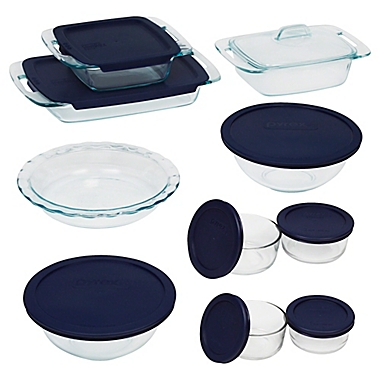 Pyrex&reg; 19-Piece Glass Bake and Store Set. View a larger version of this product image.