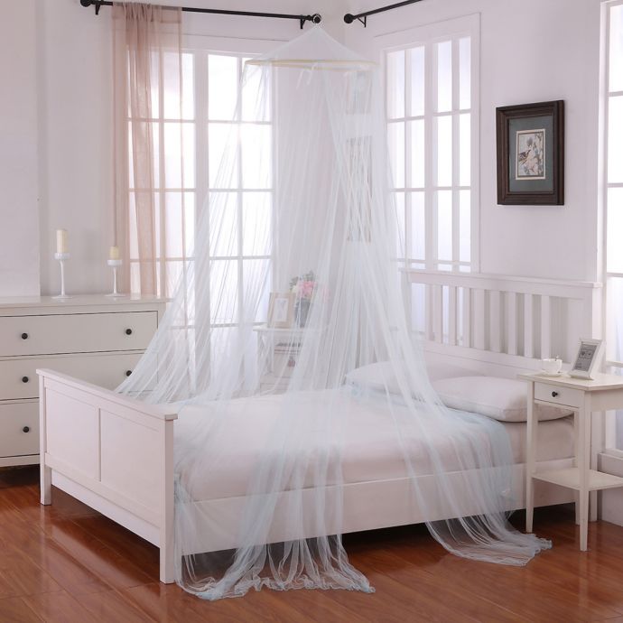 Oasis Round Hoop Sheer Bed Canopy | Bed Bath & Beyond