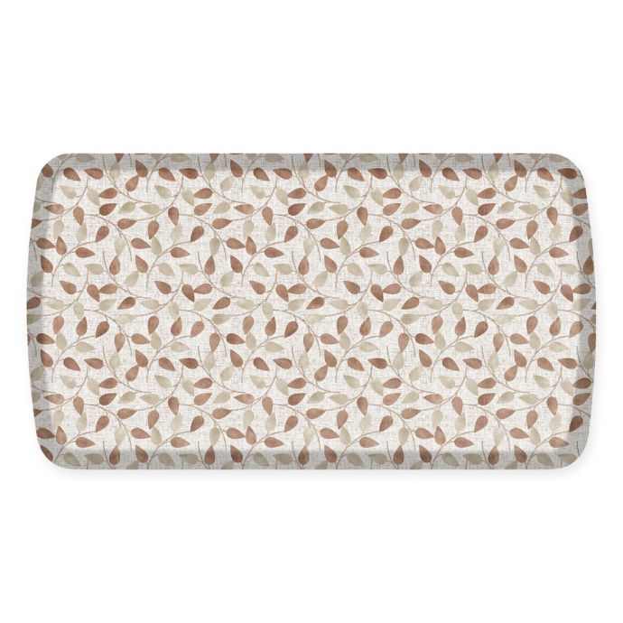 GelPro® Elite Decorator New Leaves Kitchen Mat Bed Bath & Beyond