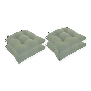 Arlee Home Fashions&reg; Microfiber Chair Pad (Set of 4). View a larger version of this product image.