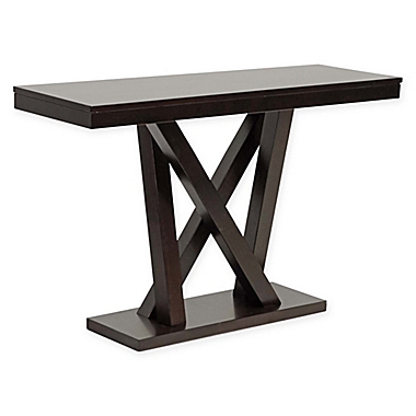 Baxton Studio Everdon Console in Dark Brown. View a larger version of this product image.