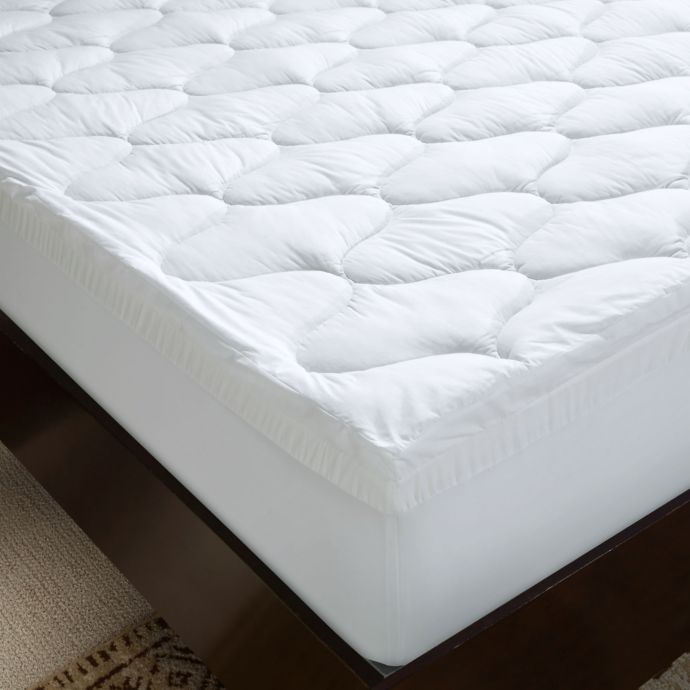 Serta® 4-Inch Dual Layer Gel Memory Foam Mattress Topper | Bed Bath ...