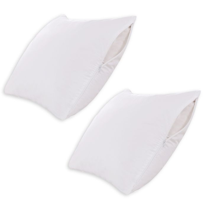 Clean Living 2 Pack Microfiber Pillow Protector Bed Bath Beyond