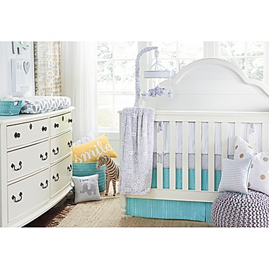 Wendy Bellissimo&trade; Unisex Mix & Match Crib Bedding Collection in Grey/Yellow. View a larger version of this product image.