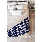 Alternate image 1 for Deny Designs 80-Inch x 60-inch Jacqueline Maldonado Parallel Fleece Throw Blanket in Blue