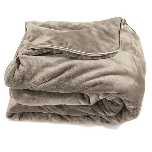 Alternate image 1 for Brookstone® Weighted Blanket in Taupe