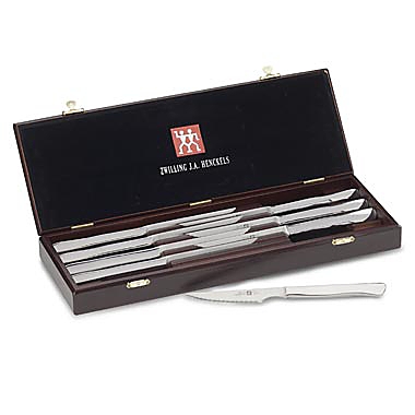 ZWILLING 8-Piece Stainless Steel Steak Knife Gift Set. View a larger version of this product image.