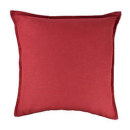 Sherry Kline Manhattan Square Throw Pillow in Crimson Red